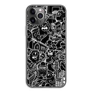 CaseCompany Vexx Black City : iPhone 11 Pro Transparant Hoesje