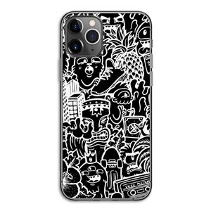 CaseCompany Vexx Black Mixtape: iPhone 11 Pro Transparant Hoesje