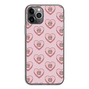 CaseCompany Chicks before dicks: iPhone 11 Pro Transparant Hoesje