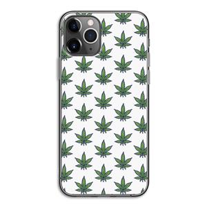 CaseCompany Weed: iPhone 11 Pro Transparant Hoesje