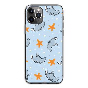 CaseCompany Manta: iPhone 11 Pro Transparant Hoesje