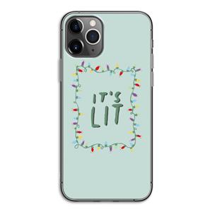 CaseCompany It's Lit: iPhone 11 Pro Transparant Hoesje