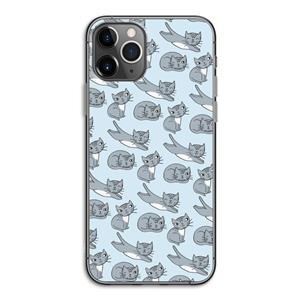 CaseCompany Poezen: iPhone 11 Pro Transparant Hoesje