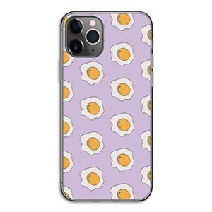 CaseCompany Bacon to my eggs #1: iPhone 11 Pro Transparant Hoesje