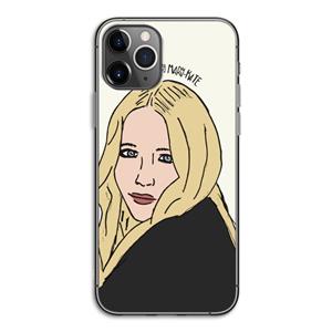 CaseCompany Mary Kate: iPhone 11 Pro Transparant Hoesje