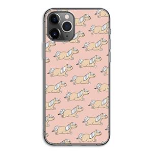 CaseCompany Ponys: iPhone 11 Pro Transparant Hoesje