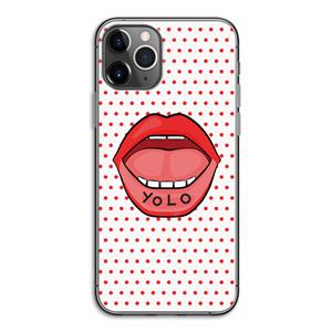 CaseCompany Yolo Denise: iPhone 11 Pro Transparant Hoesje