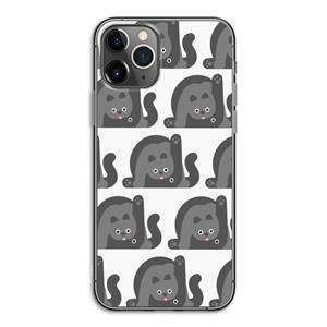 CaseCompany Cats: iPhone 11 Pro Transparant Hoesje