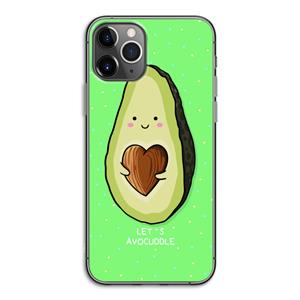 CaseCompany Avocuddle: iPhone 11 Pro Transparant Hoesje