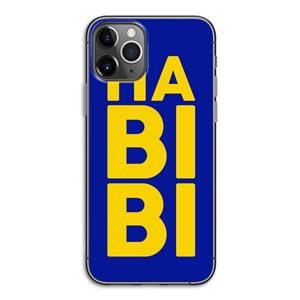 CaseCompany Habibi Blue: iPhone 11 Pro Transparant Hoesje