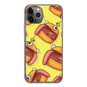 CaseCompany Hamburger: iPhone 11 Pro Transparant Hoesje