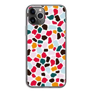 CaseCompany Colored Giraffe: iPhone 11 Pro Transparant Hoesje