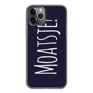 CaseCompany Moatsje!: iPhone 11 Pro Transparant Hoesje