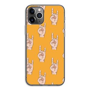 CaseCompany Rock: iPhone 11 Pro Transparant Hoesje