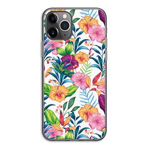 CaseCompany Tropisch 2: iPhone 11 Pro Transparant Hoesje