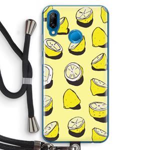 CaseCompany When Life Gives You Lemons...: Huawei P20 Lite Transparant Hoesje met koord
