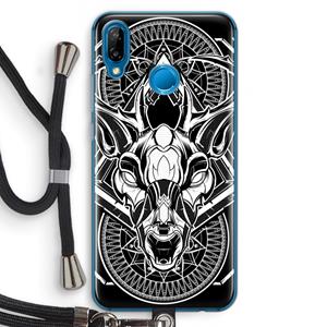 CaseCompany Oh Deer: Huawei P20 Lite Transparant Hoesje met koord