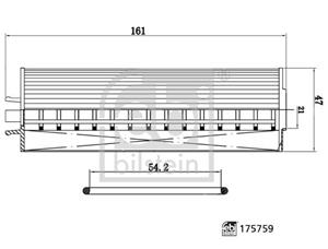 FEBI Oliefilter 175759