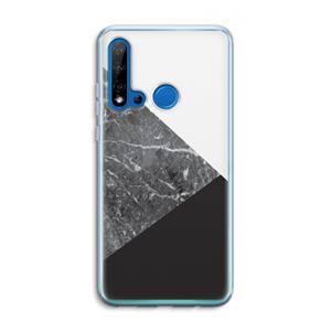 CaseCompany Combinatie marmer: Huawei P20 Lite (2019) Transparant Hoesje