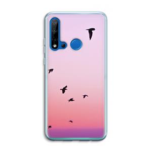 CaseCompany Fly away: Huawei P20 Lite (2019) Transparant Hoesje