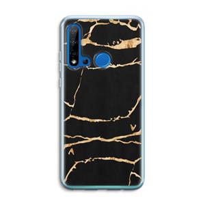 CaseCompany Gouden marmer: Huawei P20 Lite (2019) Transparant Hoesje