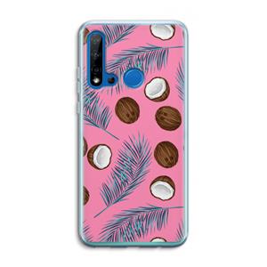 CaseCompany Kokosnoot roze: Huawei P20 Lite (2019) Transparant Hoesje