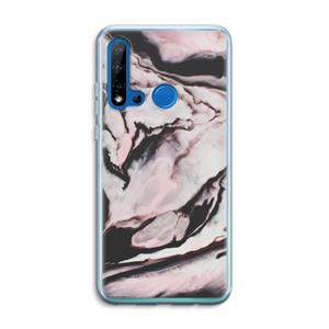 CaseCompany Roze stroom: Huawei P20 Lite (2019) Transparant Hoesje