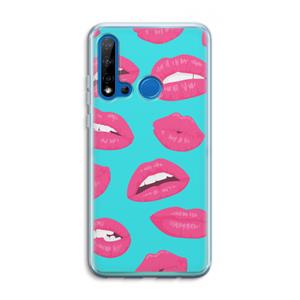 CaseCompany Bite my lip: Huawei P20 Lite (2019) Transparant Hoesje