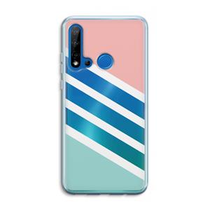CaseCompany Strepen pastel: Huawei P20 Lite (2019) Transparant Hoesje