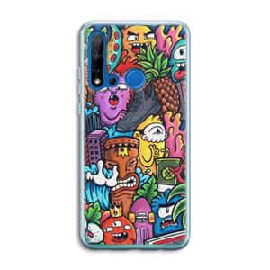 CaseCompany Vexx Mixtape: Huawei P20 Lite (2019) Transparant Hoesje