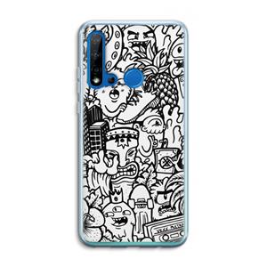 CaseCompany Vexx Mixtape #2: Huawei P20 Lite (2019) Transparant Hoesje