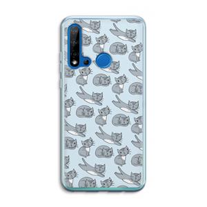 CaseCompany Poezen: Huawei P20 Lite (2019) Transparant Hoesje