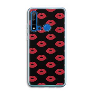CaseCompany Lips: Huawei P20 Lite (2019) Transparant Hoesje
