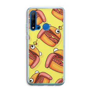 CaseCompany Hamburger: Huawei P20 Lite (2019) Transparant Hoesje