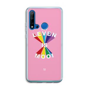 CaseCompany Het Leven Is Mooi: Huawei P20 Lite (2019) Transparant Hoesje