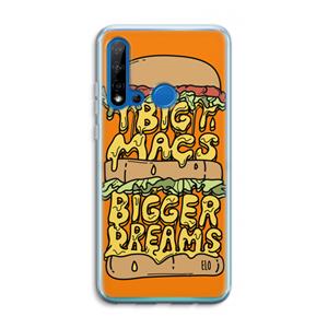 CaseCompany Big Macs Bigger Dreams: Huawei P20 Lite (2019) Transparant Hoesje