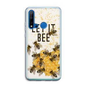 CaseCompany Let it bee: Huawei P20 Lite (2019) Transparant Hoesje