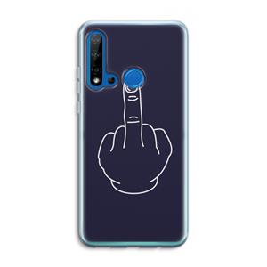 CaseCompany F**k U: Huawei P20 Lite (2019) Transparant Hoesje