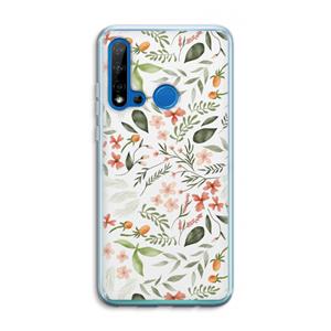 CaseCompany Sweet little flowers: Huawei P20 Lite (2019) Transparant Hoesje