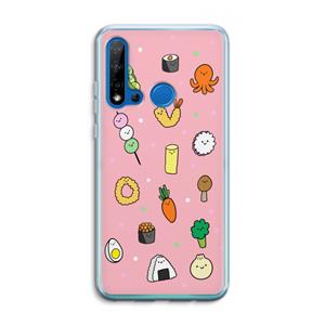 CaseCompany Happy bento friends: Huawei P20 Lite (2019) Transparant Hoesje