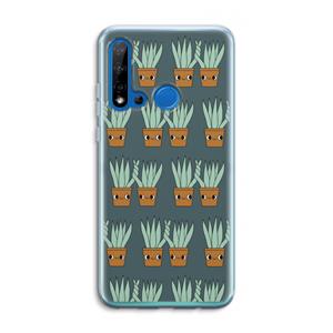 CaseCompany Sansevieria: Huawei P20 Lite (2019) Transparant Hoesje