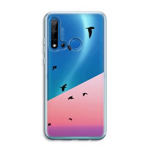CaseCompany Fly away: Huawei P20 Lite (2019) Transparant Hoesje