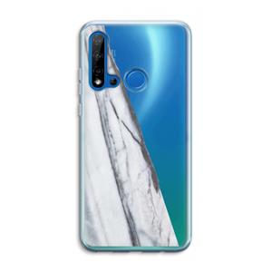 CaseCompany Gestreepte marmer: Huawei P20 Lite (2019) Transparant Hoesje