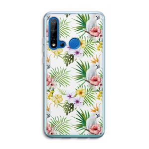 CaseCompany Gele kuif: Huawei P20 Lite (2019) Transparant Hoesje
