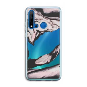 CaseCompany Roze stroom: Huawei P20 Lite (2019) Transparant Hoesje