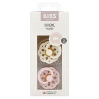 BIBS Fopspeen Boheme 6-18 maanden Ivoor/Bloesem