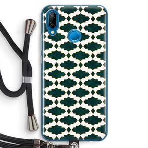 CaseCompany Moroccan tiles: Huawei P20 Lite Transparant Hoesje met koord
