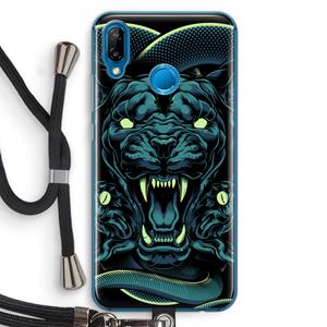 CaseCompany Cougar and Vipers: Huawei P20 Lite Transparant Hoesje met koord