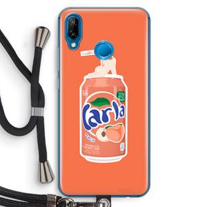 CaseCompany S(peach)less: Huawei P20 Lite Transparant Hoesje met koord