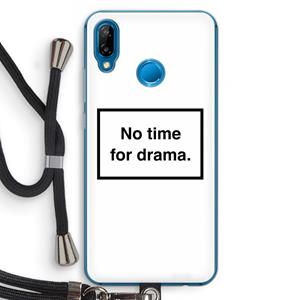 CaseCompany No drama: Huawei P20 Lite Transparant Hoesje met koord